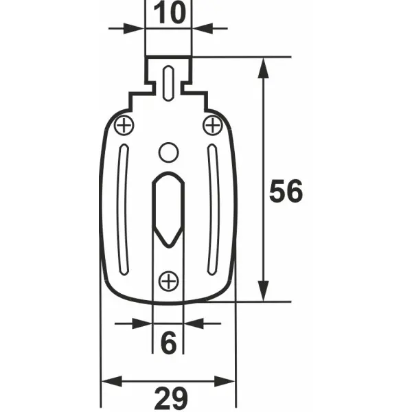 Предохранитель ножевой с плавкой вставкой Promfactor NF00.125A 500В 120kA - фото №1