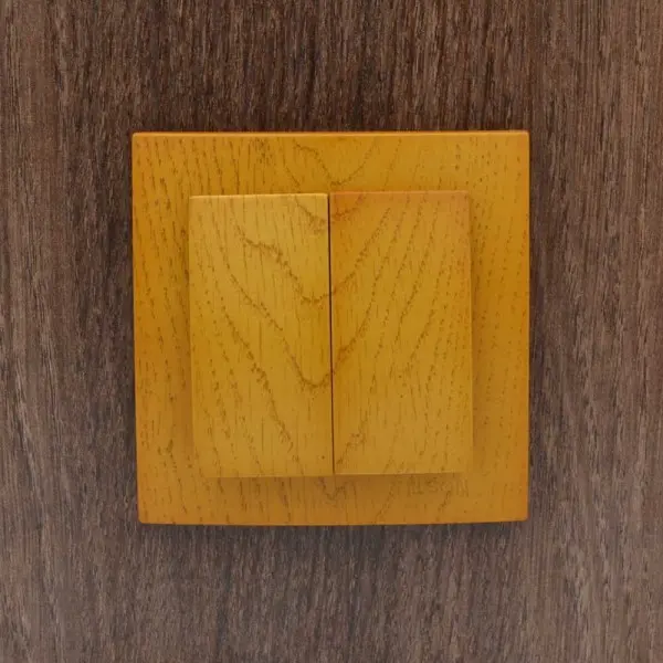 Вимикач Nilson Touran дуб 2кл ( 24251003 ) - фото №5