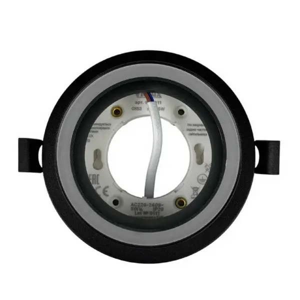 Светильник точечный Violux TORONTO-R GX53 IP20 черный ( 130109 ) - фото №1