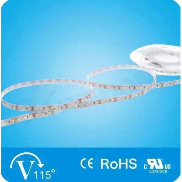 LED лента RISHANG 120-2835-12V-IP65 8.6W 630Lm 6500K 5м (RD60C0TA-B-W)