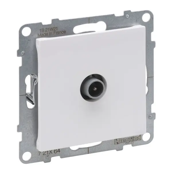 Розетка TV звезда Legrand SUNO (белый) 721164