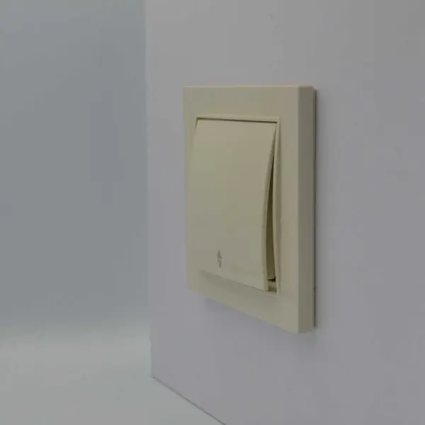 Выключатель Nilson Thor кремовый 1кл проходной ( 27121007 ) - фото №2