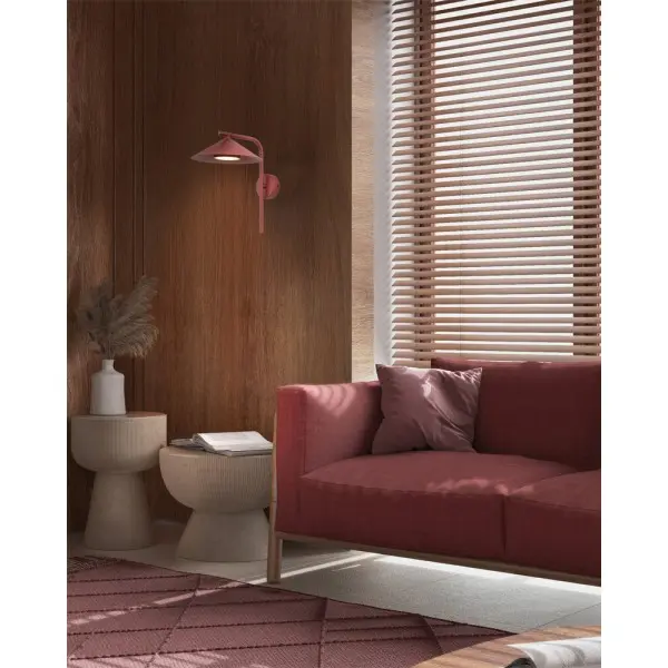 Бра, настенный светильник TK Lighting 11693 Lume S GX53 1x11W IP20 бургунди - фото №2