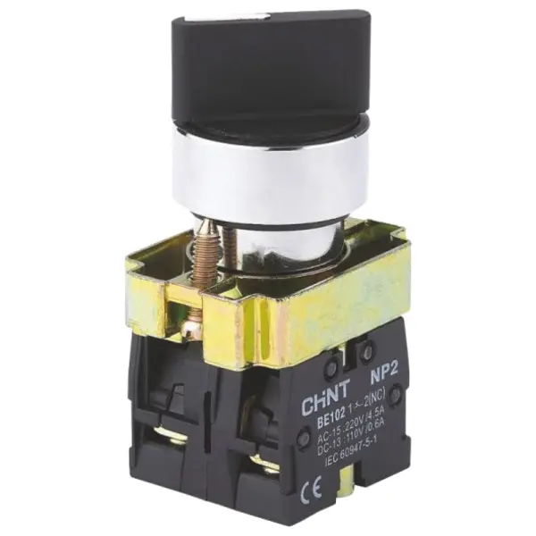 Переключатель Chint NP2-BD35 3 положения с фиксацией 1NO+1NC IP40 (574658) Переключатель Chint NP2-BD35 3 положения с фиксацией 1NO+1NC IP40 (574658)