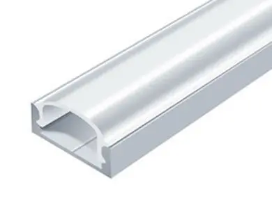 LED-профиль ЛП7е неанодированный эконом, 2 метра (ЛП7еН) - фото №1