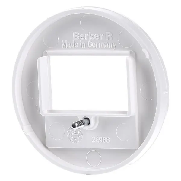 Накладка для громкоговорителей, USB-розеток, полярная белизна Berker R.х - фото №4