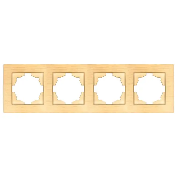 Рамка ELBI VEGA Woodline клен 4-на (510-012700-228) Рамка ELBI VEGA Woodline клен 4-на (510-012700-228)