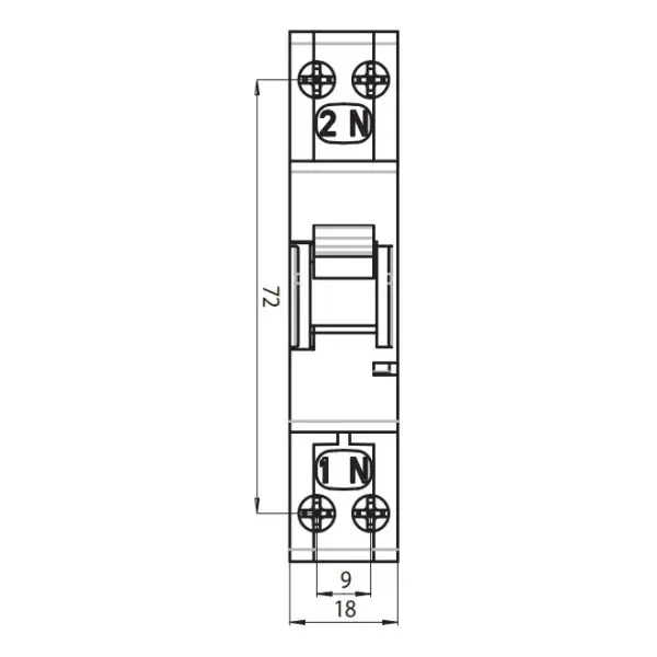 Автоматический выключатель ETI 002191122 ETIMAT 6 1p+N С 10А (6 kA) - фото №8 Автоматический выключатель ETI 002191122 ETIMAT 6 1p+N С 10А (6 kA) - фото №8