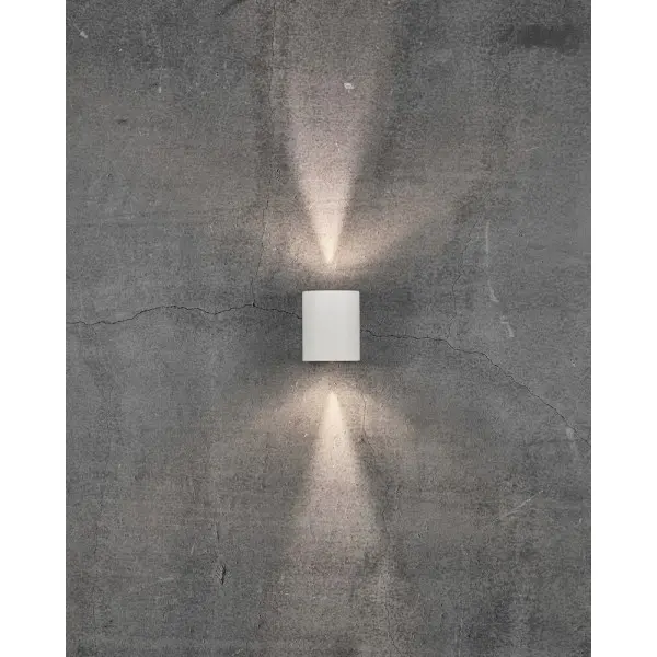 Вуличний світильник Nordlux 49701001 Canto LED 2x10.6W 3000K 500Lm IP44 білий - фото №2 Вуличний світильник Nordlux 49701001 Canto LED 2x10.6W 3000K 500Lm IP44 білий - фото №2