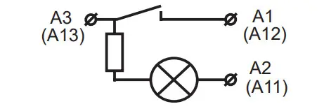 Желтый выключатель индикатором тлеющего разряда Elko-ep USS-09 - фото №1