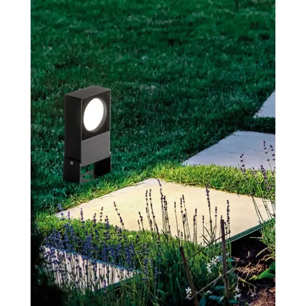 Уличный светильник Ideal Lux 345659 Sirio Pr1 GX53 1x9W IP65 Черный - фото №1