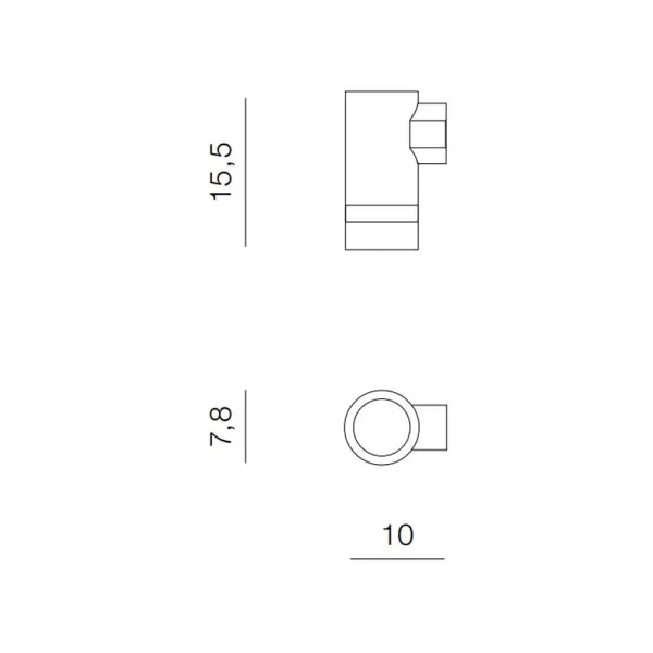 Вуличний світильник Azzardo AZ5218 Jason LED 1x9W 4000K 800Lm IP65 графітовий - фото №1