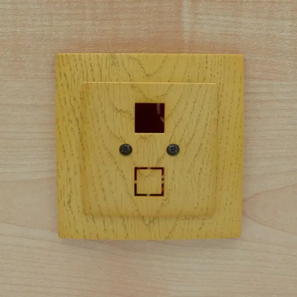 Розетка Nilson Touran клен компьютерная без модуля ( 24281042 ) - фото №3