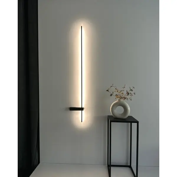Бра, настінний світильник Nowodvorski 310851 Motive L LED 1x16W 4000K 570Lm IP20 чорний - фото №1