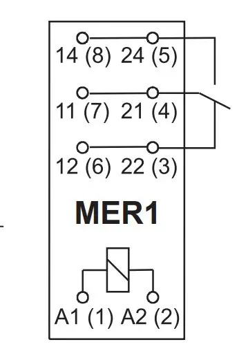 Электромеханическое реле ETI 002473043 MER1-024AC (1x16A 250VAC) - фото №1 Электромеханическое реле ETI 002473043 MER1-024AC (1x16A 250VAC) - фото №1