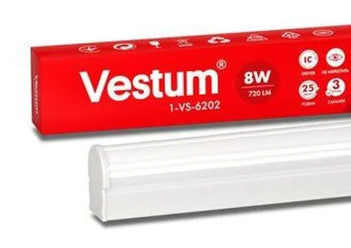 Меблевий LED світильник Vestum 1-VS-6202 8Вт 4500K 220В - фото №2