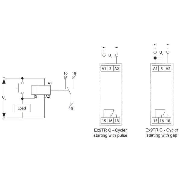 Циклическое реле времени NOARK Ex9TR C 1CO 1CO 12-240В AC/DC (111729) - фото №2 Циклическое реле времени NOARK Ex9TR C 1CO 1CO 12-240В AC/DC (111729) - фото №2