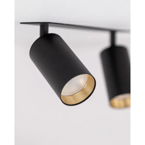 Светильник поворотный, спот TK Lighting 10807 Amis GU10 2x10W IP20 черный - фото №2