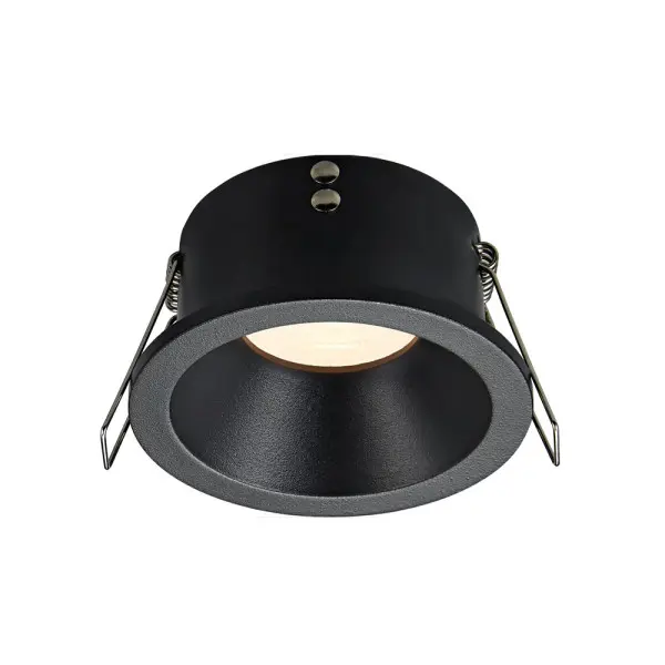 Точковий світильник врізний Oledim 7771295 TS20B ALU GU10 1x10W IP20 Чорний