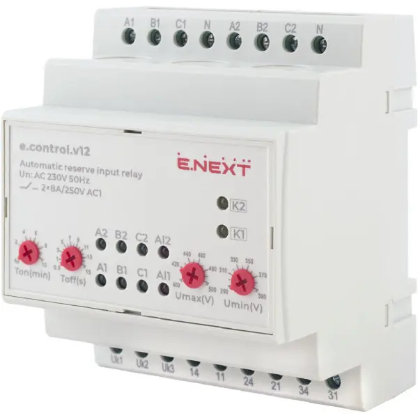 Реле автоматичного введення резерву E.Next e.control.v12 (p0690022) Реле автоматичного введення резерву E.Next e.control.v12 (p0690022)