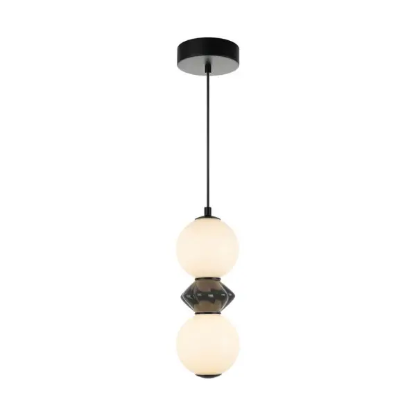 Подвесной светильник, люстра Italux PND-94921-2A-BK Balos LED 1x10W 3000K 1250Lm IP20 черный