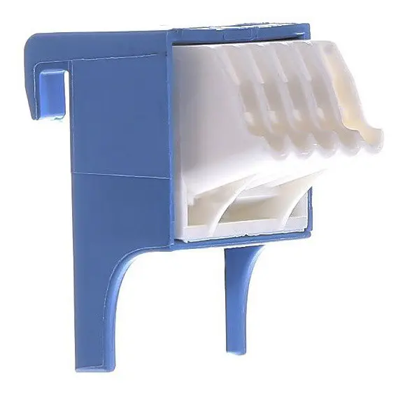 N-клема QiuckConnect Hager VZ455N для щитів Volta (у комплекті 10шт) - фото №1