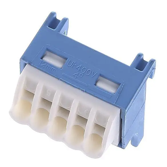 N-клема QiuckConnect Hager VZ455N для щитів Volta (у комплекті 10шт) - фото №4