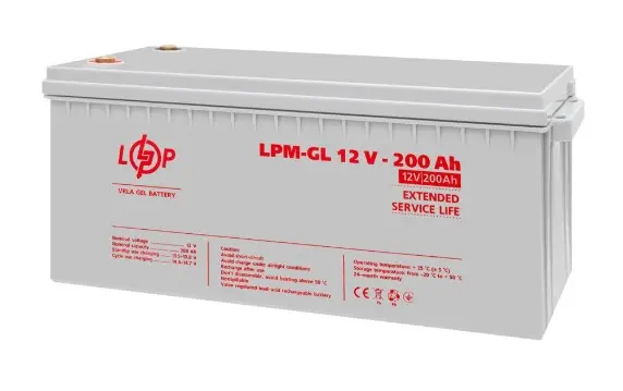 Аккумулятор LogicPower LPM-GL 12-200 Ah 12В - фото №2