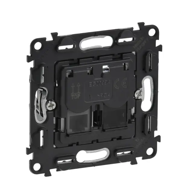 Механізм розетки RJ45+RJ11 Кат.6 UTP Legrand Valena In`Matic
