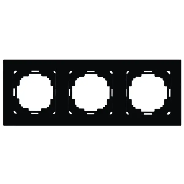 Рамка Nilson Touran чорна 3-на ( 24220093 ) - фото №1