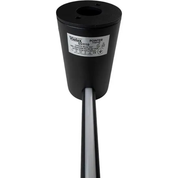 Светильник настенный Violux POINTER 16W 3000/4200/6000K 1200Lm IP20 черный ( 551119 ) - фото №5