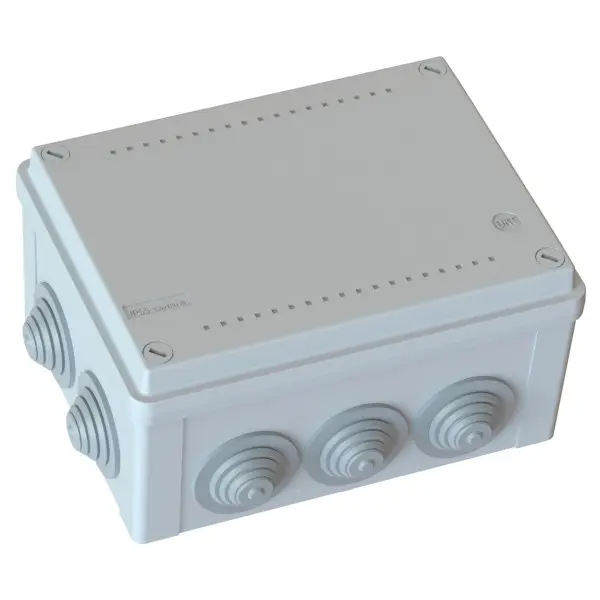 Коробка ответвительная DKC 54300 300х220х120мм с кабельными вводами IP55 - фото №3 Коробка ответвительная DKC 54300 300х220х120мм с кабельными вводами IP55 - фото №3