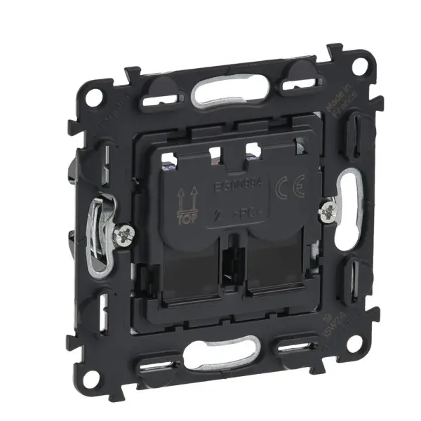 Механізм розетки подвійний RJ45 Кат.5е UTP Legrand Valena In`Matic Механізм розетки подвійний RJ45 Кат.5е UTP Legrand Valena In`Matic