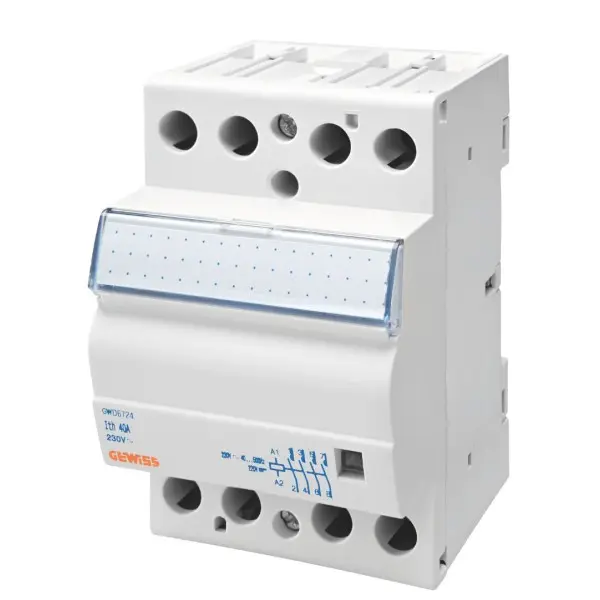 Модульний контактор GEWISS CTR 40A 4NO 230В 3M (GWD6724)