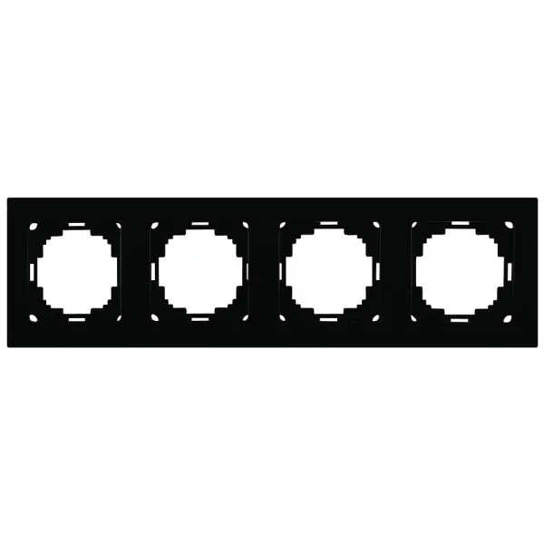 Рамка Nilson Touran черная 4-я ( 24220094 ) - фото №1