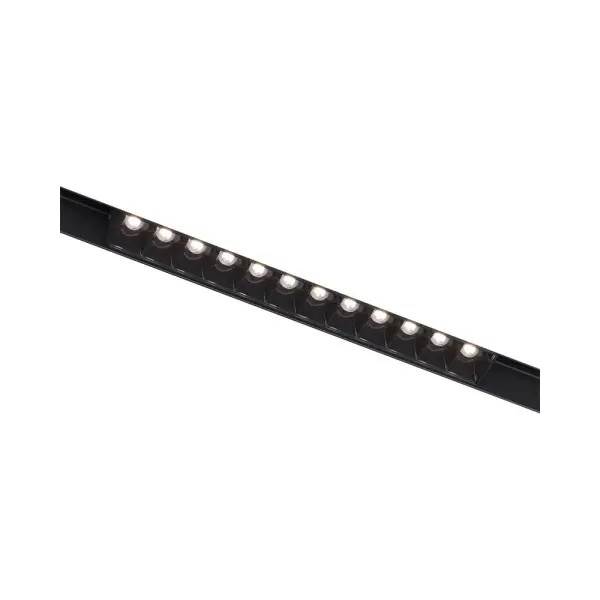 Магнитный трековый светильник Kloodi KDMG-LINE220 DL 12W 4K BK LED 960Lm IP20 черный - фото №1 Магнитный трековый светильник Kloodi KDMG-LINE220 DL 12W 4K BK LED 960Lm IP20 черный - фото №1