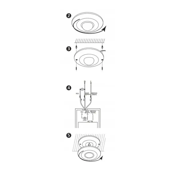 Датчик движения Goldlux 318800 PIR ES-P12D 100W IP20 Wh - фото №2 Датчик движения Goldlux 318800 PIR ES-P12D 100W IP20 Wh - фото №2
