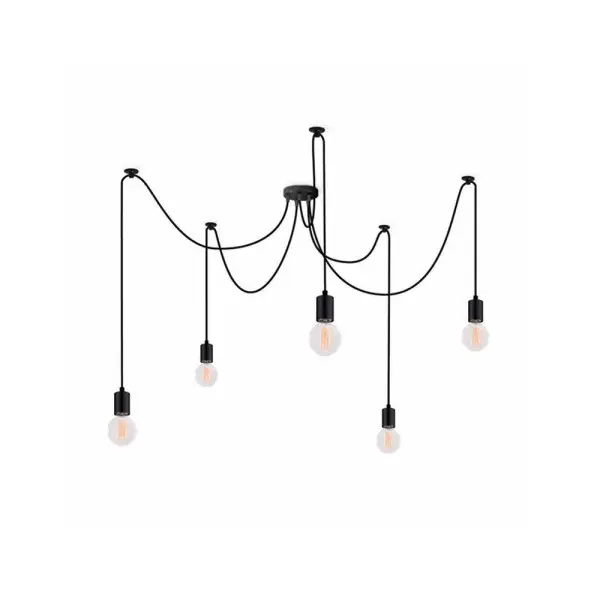 Люстра паук ElectroGurt Spider E27 5x60W IP20 Черная Люстра паук ElectroGurt Spider E27 5x60W IP20 Черная