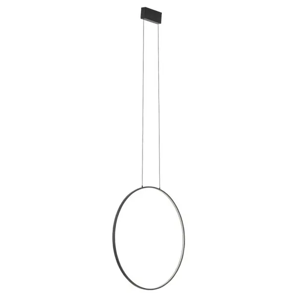 Люстра Nowodvorski 10811 Circolo LED M 1x21W 3000K 660Lm IP20 чорна