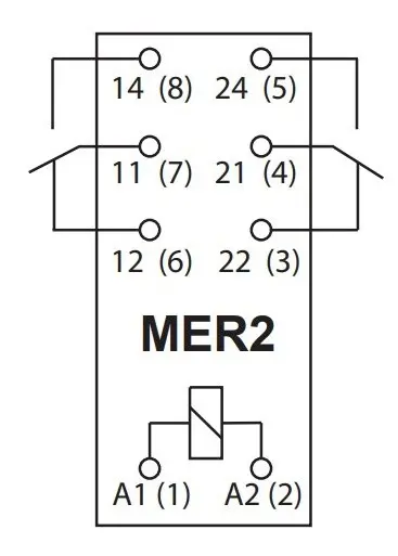 Мініатюрне електромеханічне реле ETI 002473033 MER2-024 AC 2p - фото №1 Мініатюрне електромеханічне реле ETI 002473033 MER2-024 AC 2p - фото №1