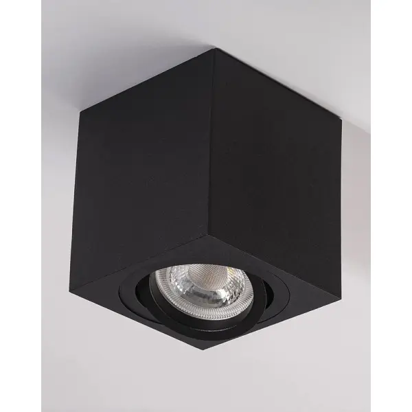 Точковий світильник MJ-Light MJ12018 Kubus GU5.3 1x10W IP20 чорний - фото №1