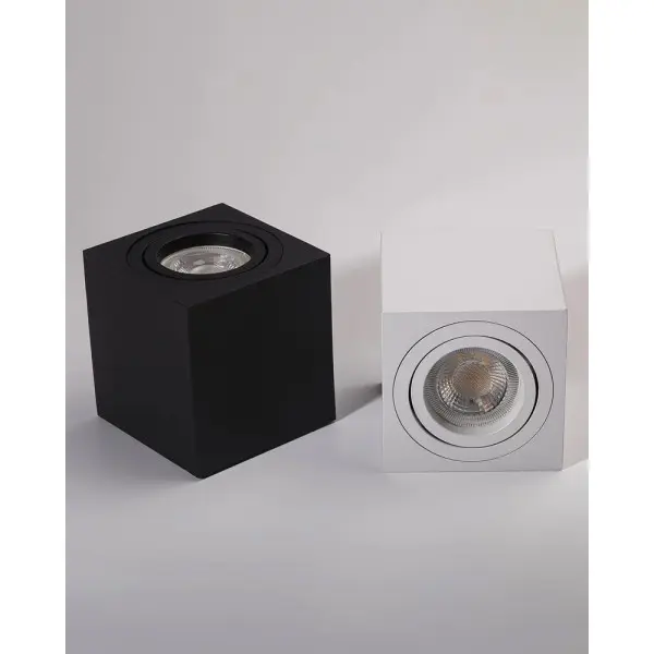 Точковий світильник MJ-Light MJ12018 Kubus GU5.3 1x10W IP20 чорний - фото №4