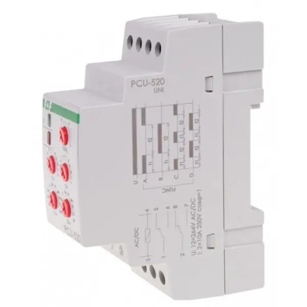 Реле времени F&F PCU-520-24V - фото №3 Реле времени F&F PCU-520-24V - фото №3