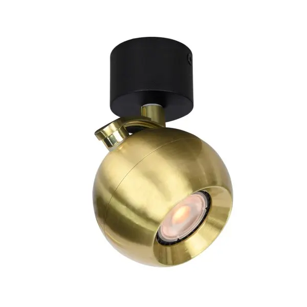 Спот Italux SPL-45379-1R-BK-GD Lafin GU10 1x10W IP20 Gold