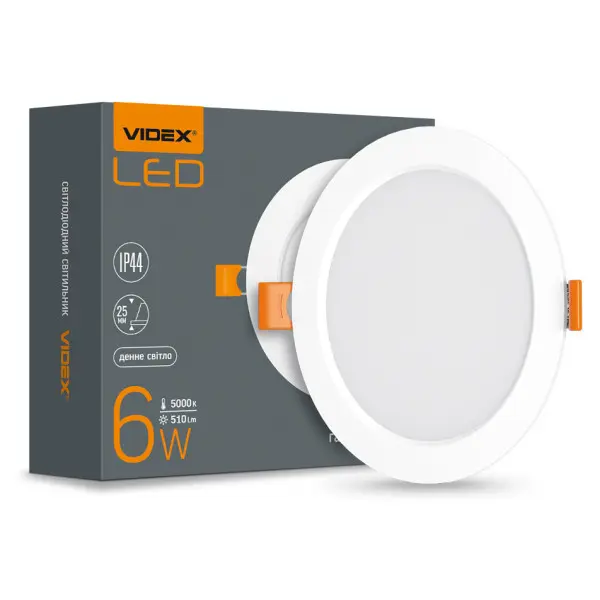 Світильник Videx Back 6Вт 5000K (VL-DLBR-065) - фото №2