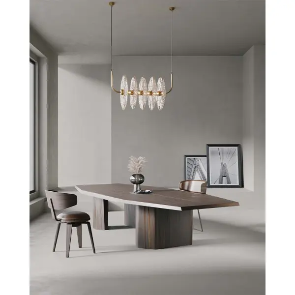 Подвесной светильник, люстра Pikart 25644-5 Sprinkled Glass G9 8x15W IP20 латунный - фото №1 Подвесной светильник, люстра Pikart 25644-5 Sprinkled Glass G9 8x15W IP20 латунный - фото №1