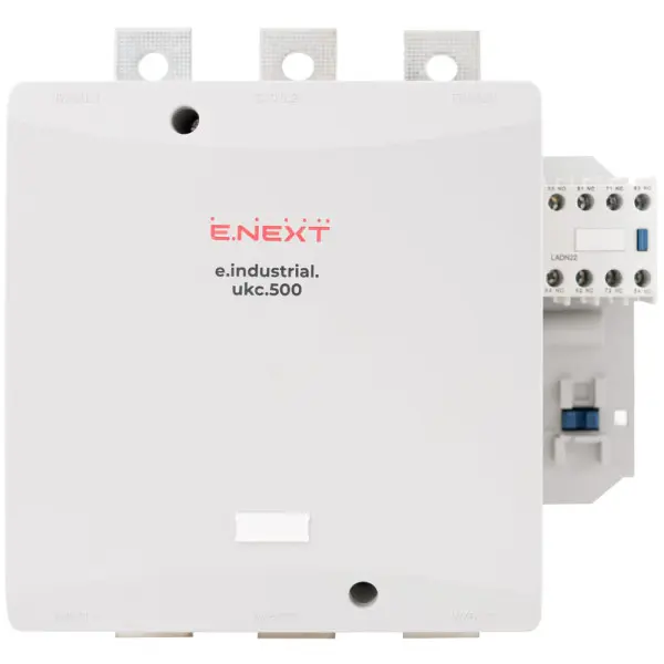Контактор E.Next e.industrial.ukc.500.400 500А 400В 1NO (i.0090068) - фото №1