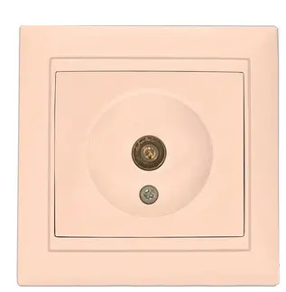ТВ розетка Elcor Emily 9215 (211586) (кремовий) ТВ розетка Elcor Emily 9215 (211586) (кремовий)