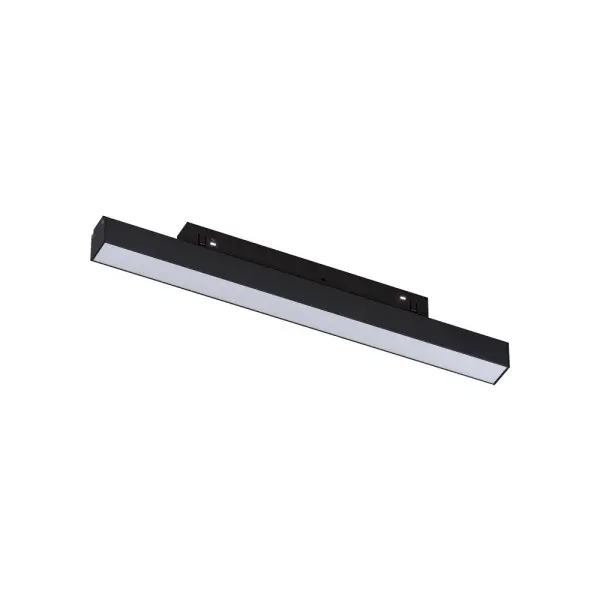 Магнітний трековий світильник Kloodi KDMG-LINE300 PC 12W 3K BK LED 960Lm IP20 чорний