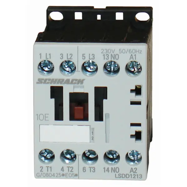 Контактор Schrack LSDD1213 230В AC 1НО 5,5 кВт 12А 3P розмір 00